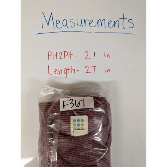 Title Nine L Synergy Rolled Mock Neck Turtleneck Sweater Stripe Outdoors Hiking - Picture 12 of 12